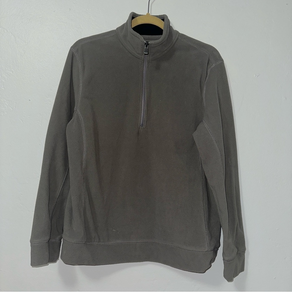 G.H. Bass & Co. Men's Charcoal Zip-Up Sweater